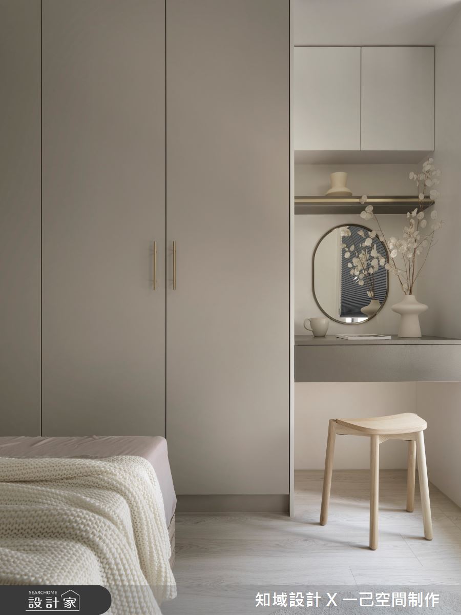 24坪新成屋(5年以下)＿北歐風臥室案例圖片＿知域設計 X 一己空間制作＿知域_Taupe Pink之20