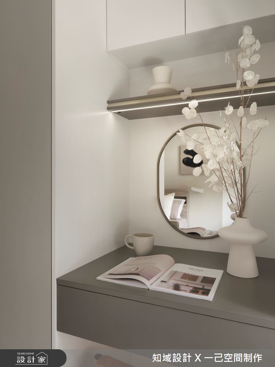 24坪新成屋(5年以下)＿北歐風臥室案例圖片＿知域設計 X 一己空間制作＿知域_Taupe Pink之21