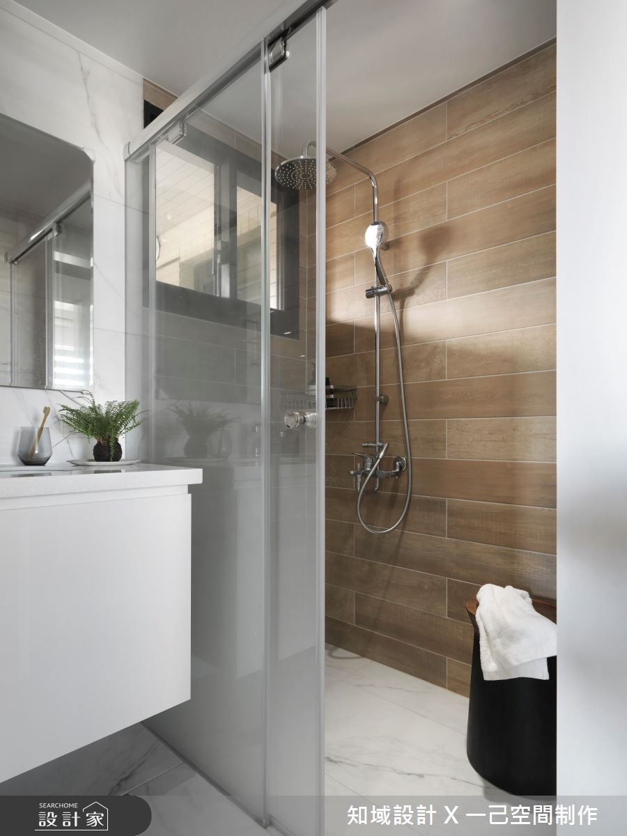 24坪新成屋(5年以下)＿北歐風浴室案例圖片＿知域設計 X 一己空間制作＿知域_Taupe Pink之26