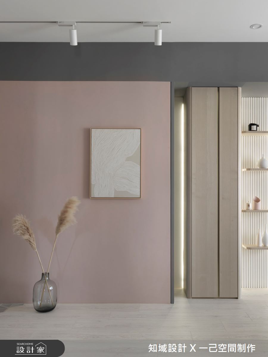 24坪新成屋(5年以下)＿北歐風客廳案例圖片＿知域設計 X 一己空間制作＿知域_Taupe Pink之11