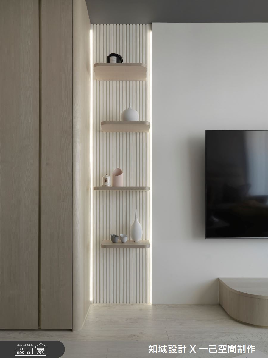24坪新成屋(5年以下)＿北歐風客廳案例圖片＿知域設計 X 一己空間制作＿知域_Taupe Pink之8
