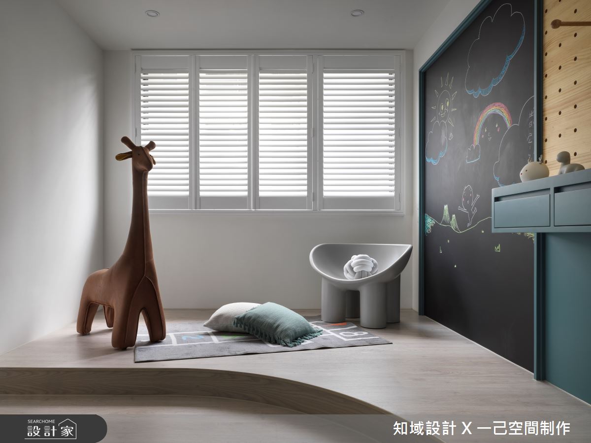 36坪中古屋(5~15年)＿北歐風和室兒童房兒童房案例圖片＿知域設計 X 一己空間制作＿知域_穗之21