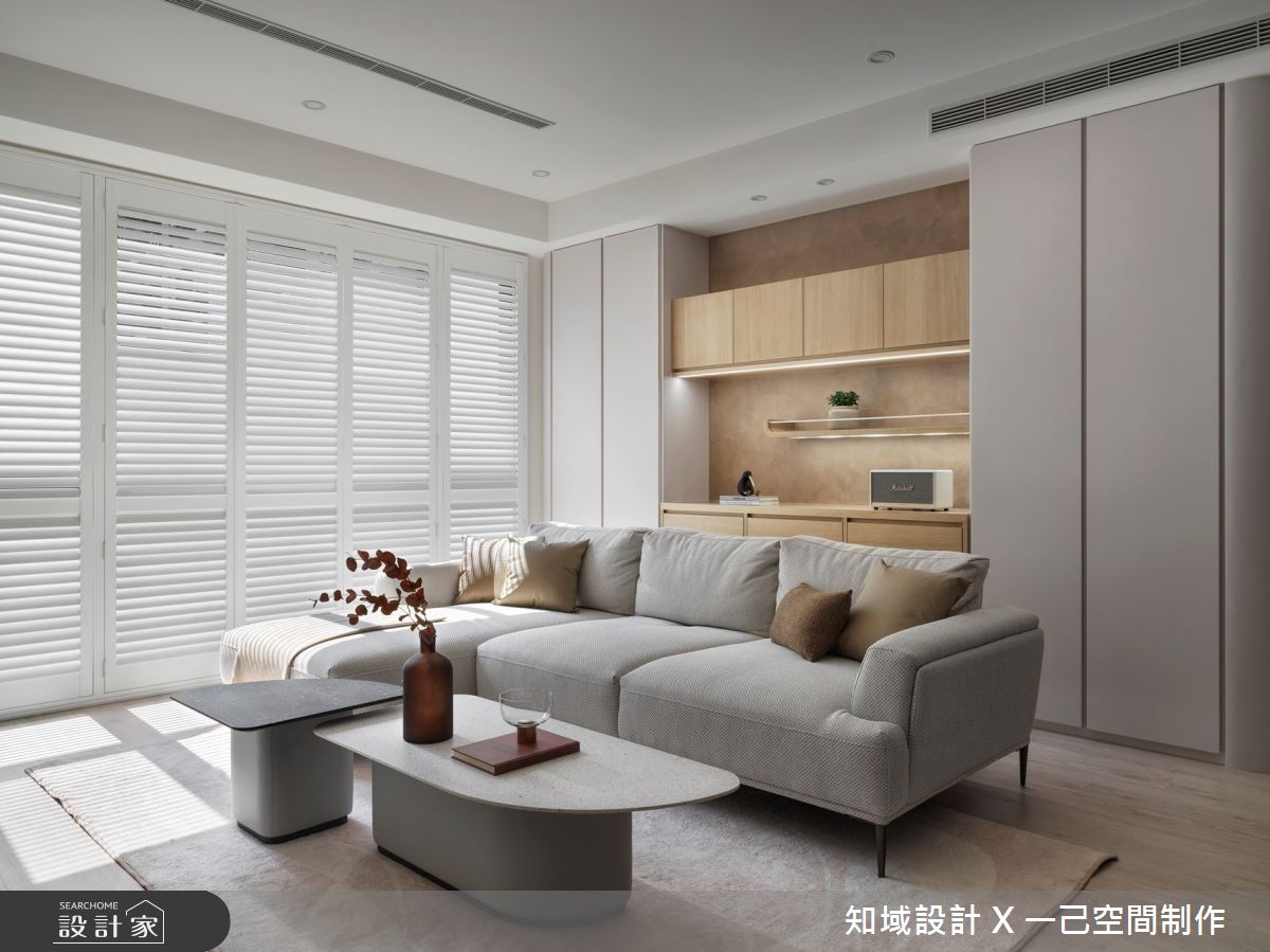 36坪中古屋(5~15年)＿北歐風客廳案例圖片＿知域設計 X 一己空間制作＿知域_穗之5
