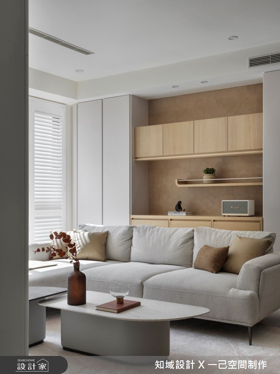 36坪中古屋(5~15年)＿北歐風客廳案例圖片＿知域設計 X 一己空間制作＿知域_穗之4