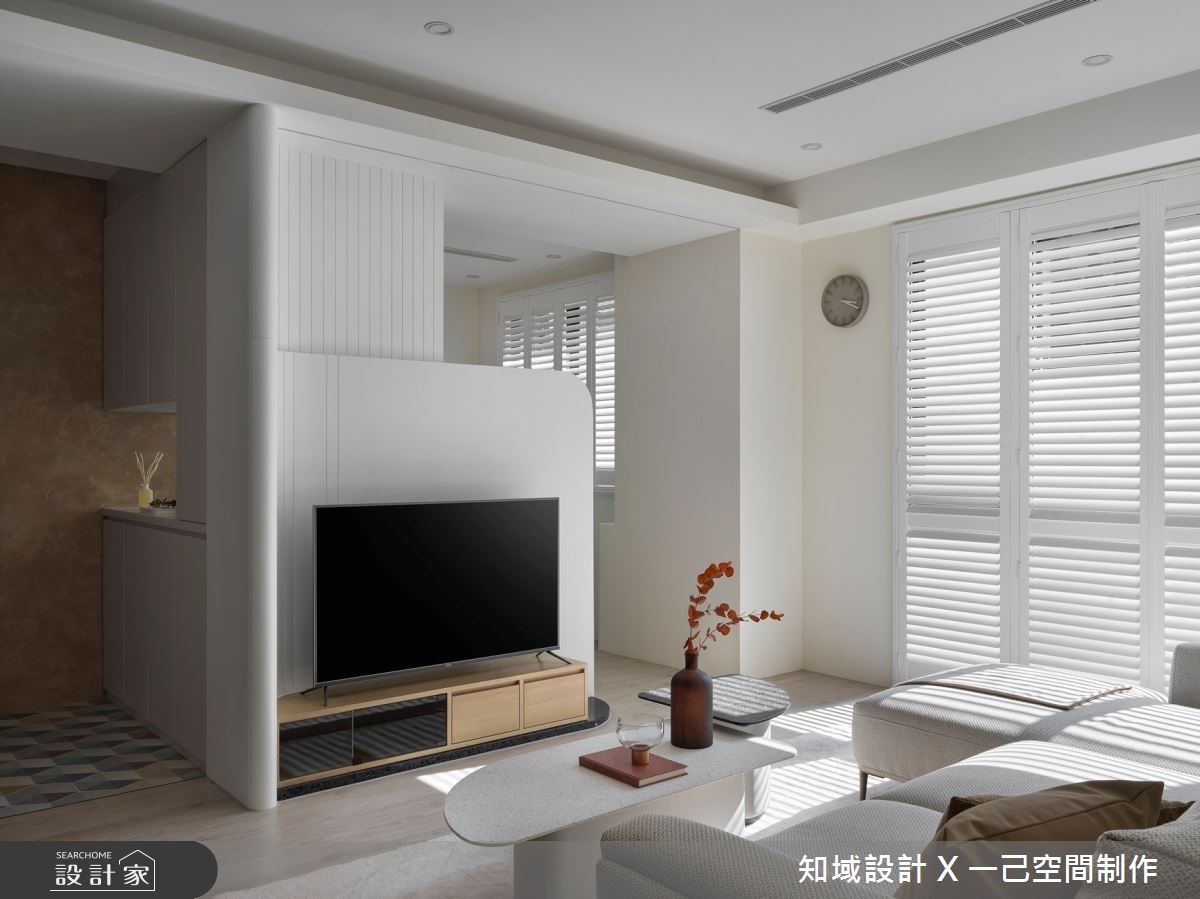 36坪中古屋(5~15年)＿北歐風玄關客廳案例圖片＿知域設計 X 一己空間制作＿知域_穗之1