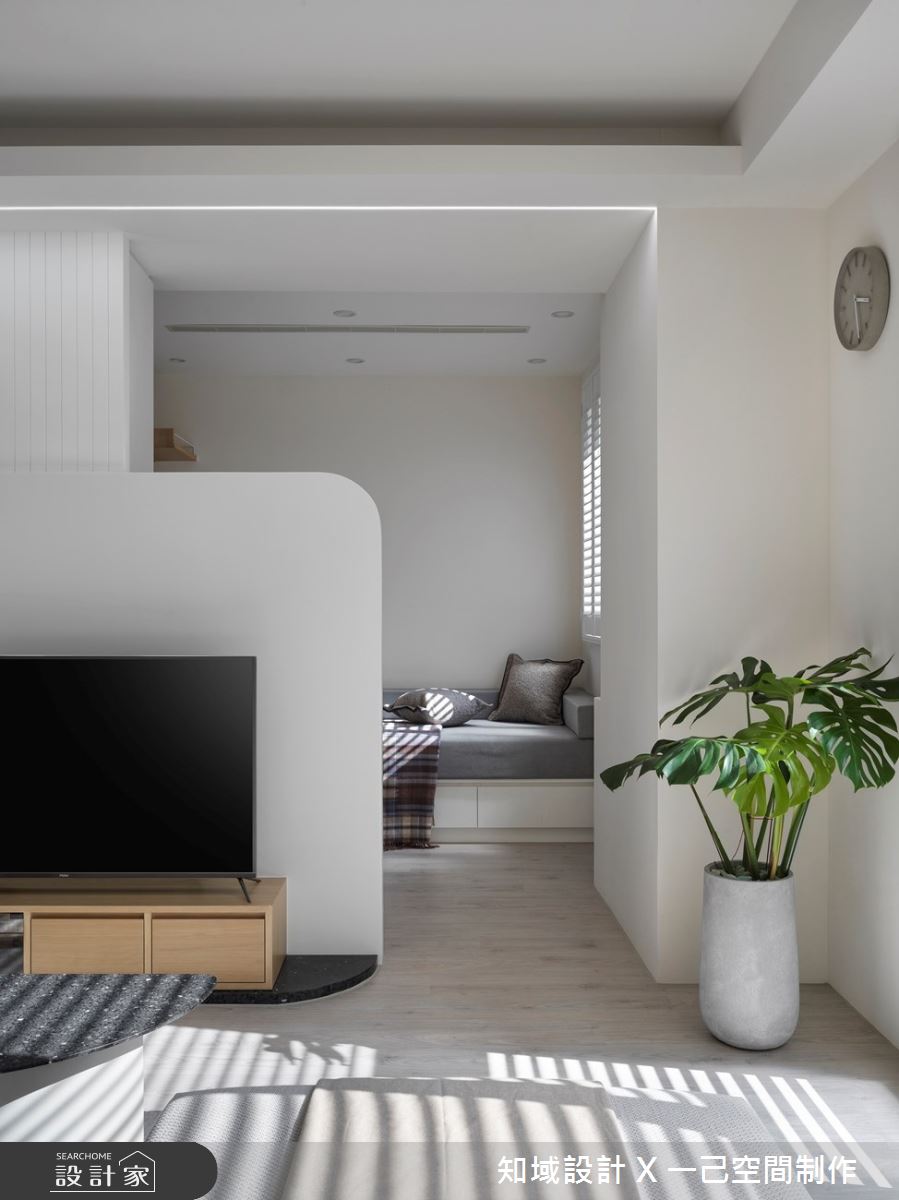 36坪中古屋(5~15年)＿北歐風客廳臥室案例圖片＿知域設計 X 一己空間制作＿知域_穗之2