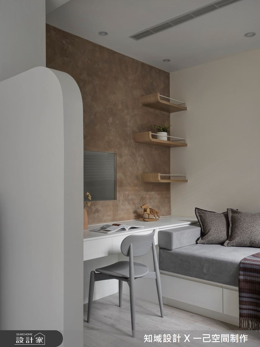 36坪中古屋(5~15年)＿北歐風書房多功能室案例圖片＿知域設計 X 一己空間制作＿知域_穗之3
