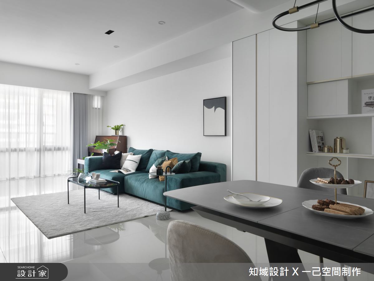新成屋(5年以下)＿北歐風客廳餐廳案例圖片＿知域設計 X 一己空間制作＿知域_蒼翠之7