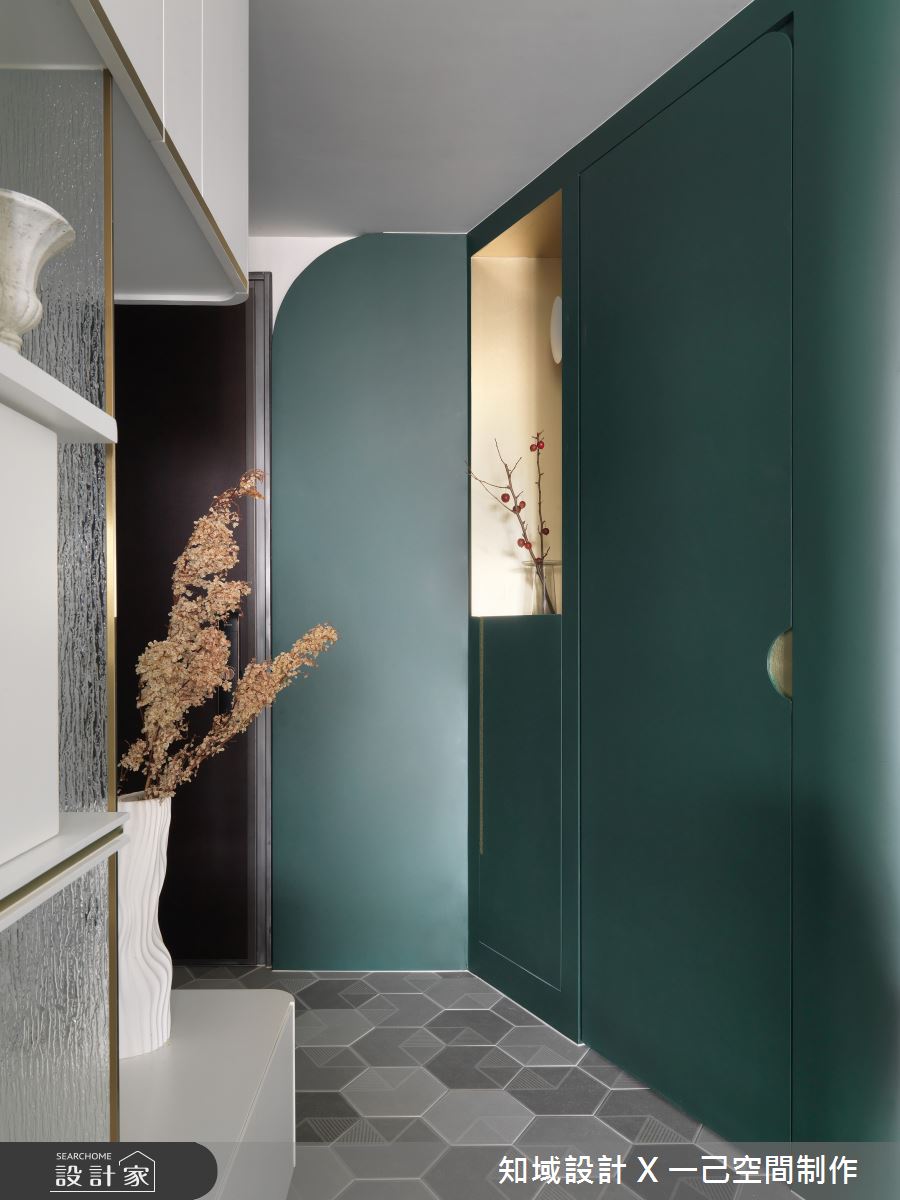 新成屋(5年以下)＿北歐風玄關案例圖片＿知域設計 X 一己空間制作＿知域_蒼翠之3