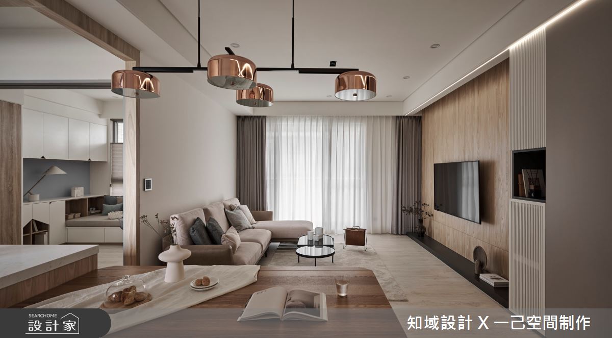 25坪新成屋(5年以下)＿北歐風客廳餐廳案例圖片＿知域設計 X 一己空間制作＿知域_時時日日之4