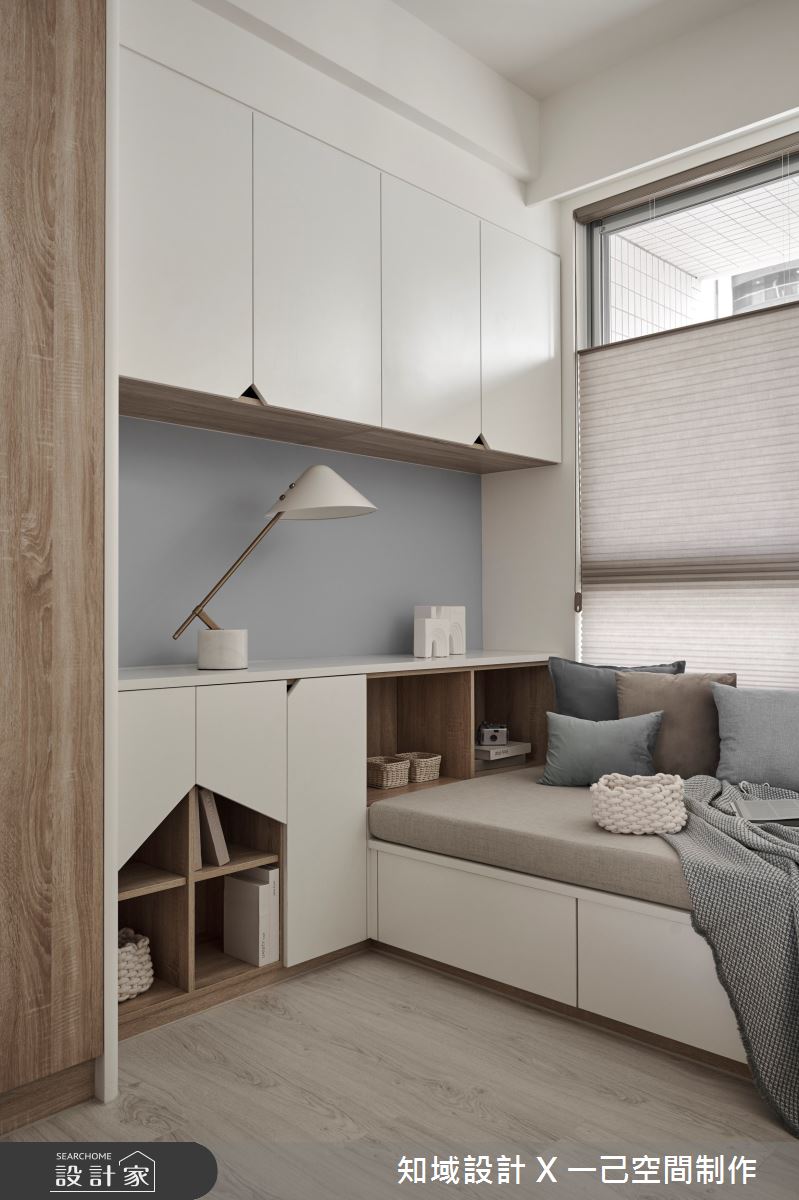 25坪新成屋(5年以下)＿北歐風書房臥榻案例圖片＿知域設計 X 一己空間制作＿知域_時時日日之19
