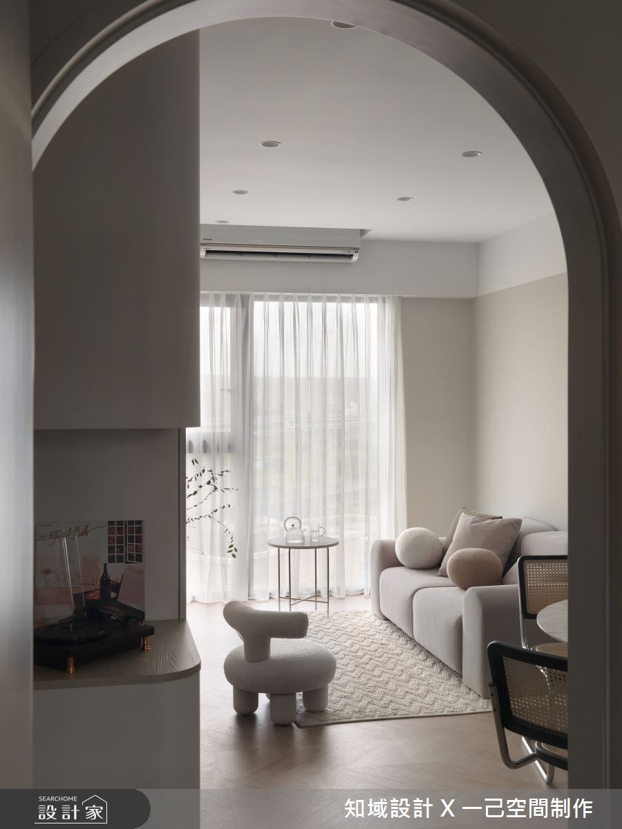 16坪新成屋(5年以下)＿北歐風客廳案例圖片＿知域設計 X 一己空間制作＿知域_Butter之4
