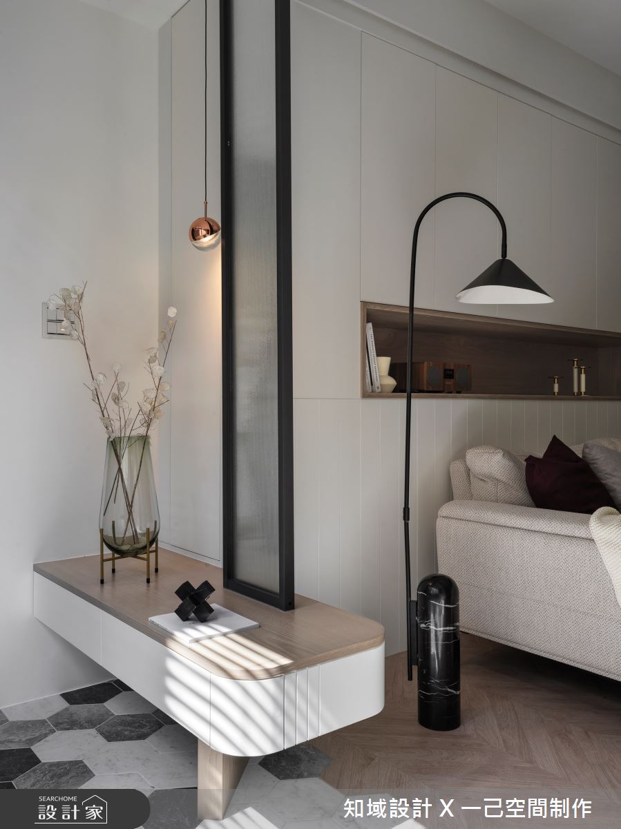 25坪中古屋(5~15年)＿混搭風玄關案例圖片＿知域設計 X 一己空間制作＿知域_澄澄之3