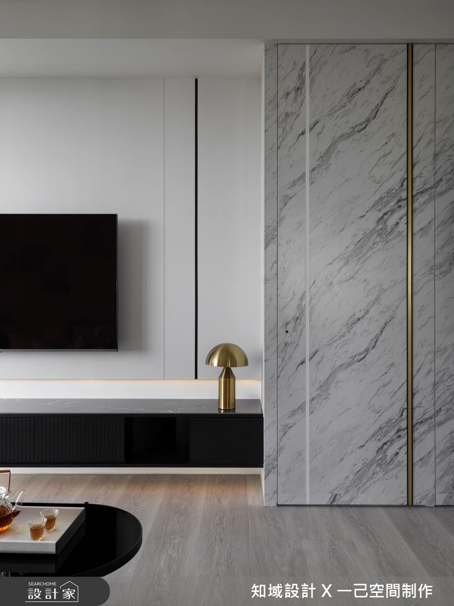 18坪新成屋(5年以下)＿混搭風客廳案例圖片＿知域設計 X 一己空間制作＿知域_鑠之11
