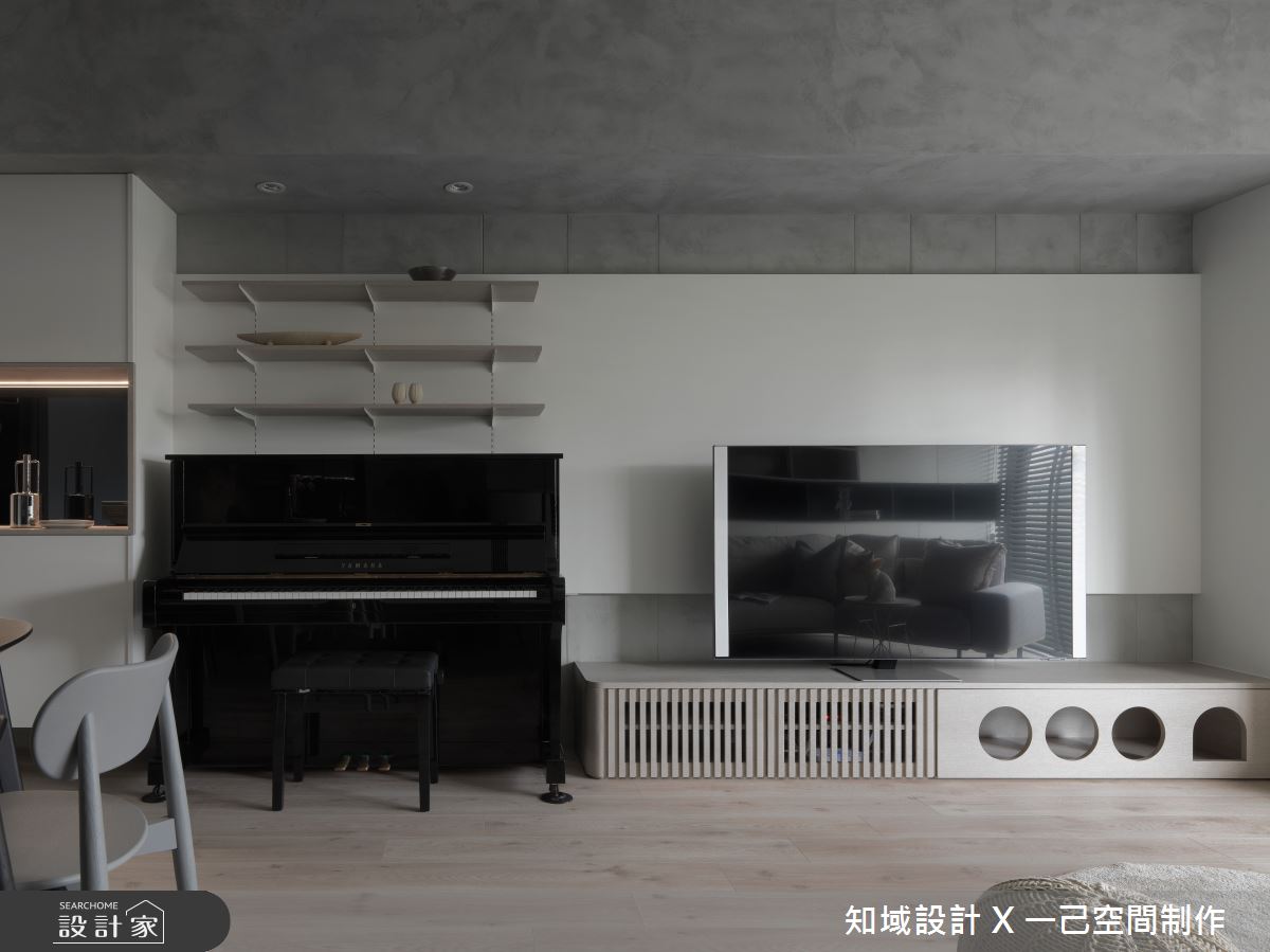 30坪新成屋(5年以下)＿混搭風客廳案例圖片＿知域設計 X 一己空間制作＿知域_探探之4