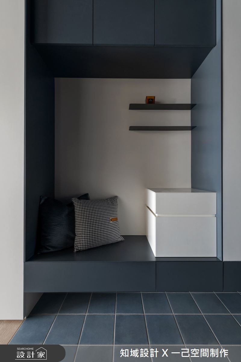33坪新成屋(5年以下)＿混搭風玄關案例圖片＿知域設計 X 一己空間制作＿一己_輕風旦旦之1