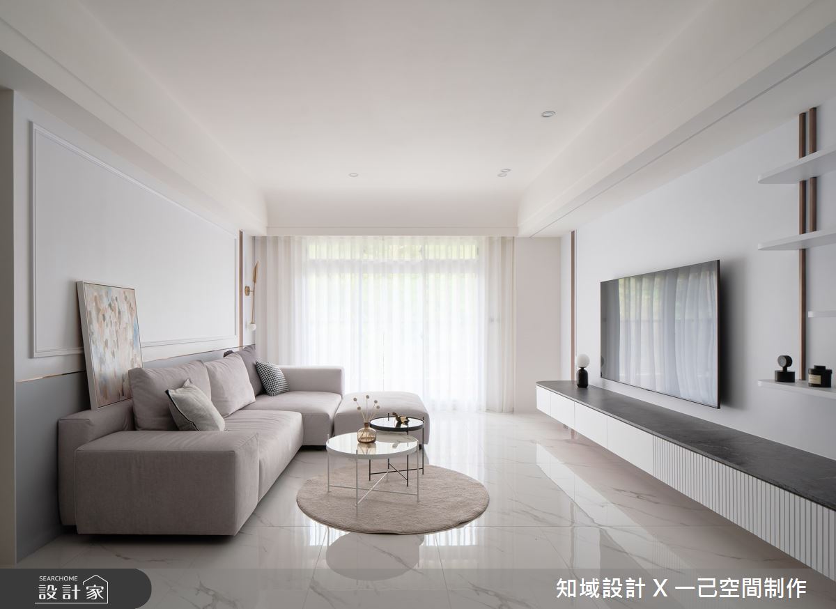 38坪中古屋(5~15年)＿美式風客廳案例圖片＿知域設計 X 一己空間制作＿知域_珏之5