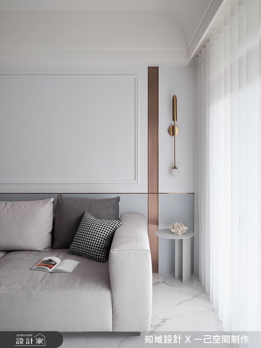 38坪中古屋(5~15年)＿美式風客廳案例圖片＿知域設計 X 一己空間制作＿知域_珏之7