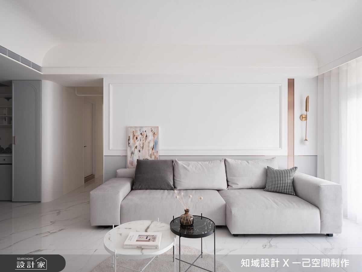 38坪中古屋(5~15年)＿美式風客廳案例圖片＿知域設計 X 一己空間制作＿知域_珏之6