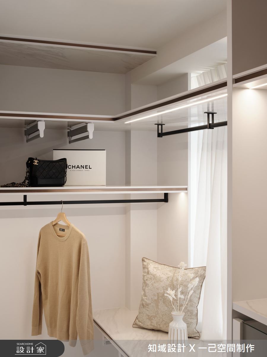 38坪中古屋(5~15年)＿美式風更衣間案例圖片＿知域設計 X 一己空間制作＿知域_珏之29