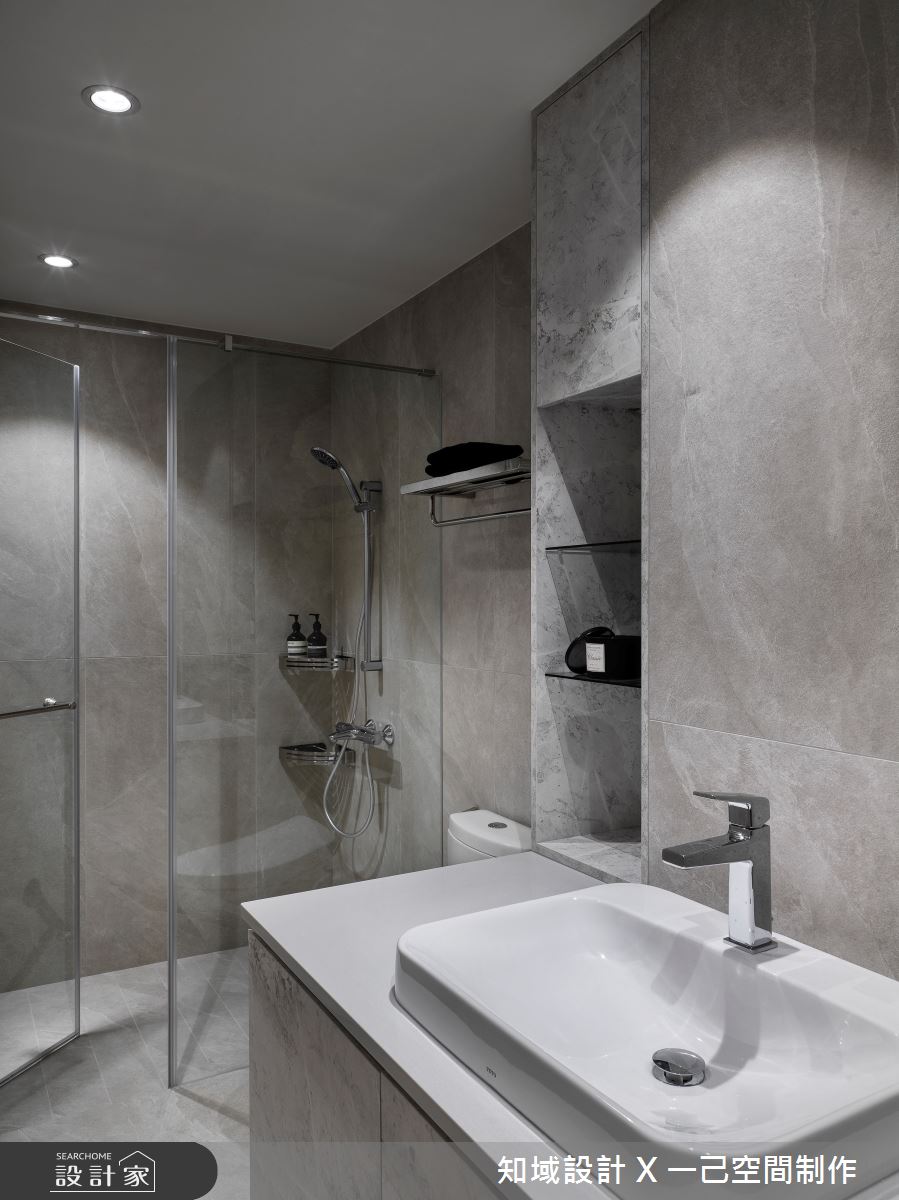 50坪中古屋(5~15年)＿混搭風浴室案例圖片＿知域設計 X 一己空間制作＿一己_昶 · 域之45