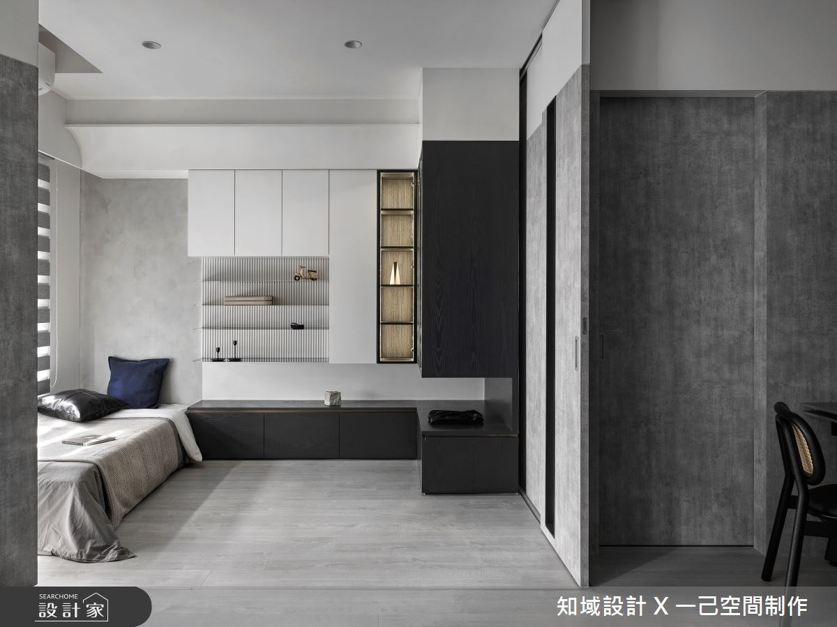 新成屋(5年以下)＿現代風臥室臥榻多功能室案例圖片＿知域設計 X 一己空間制作＿一己_墨砌之16