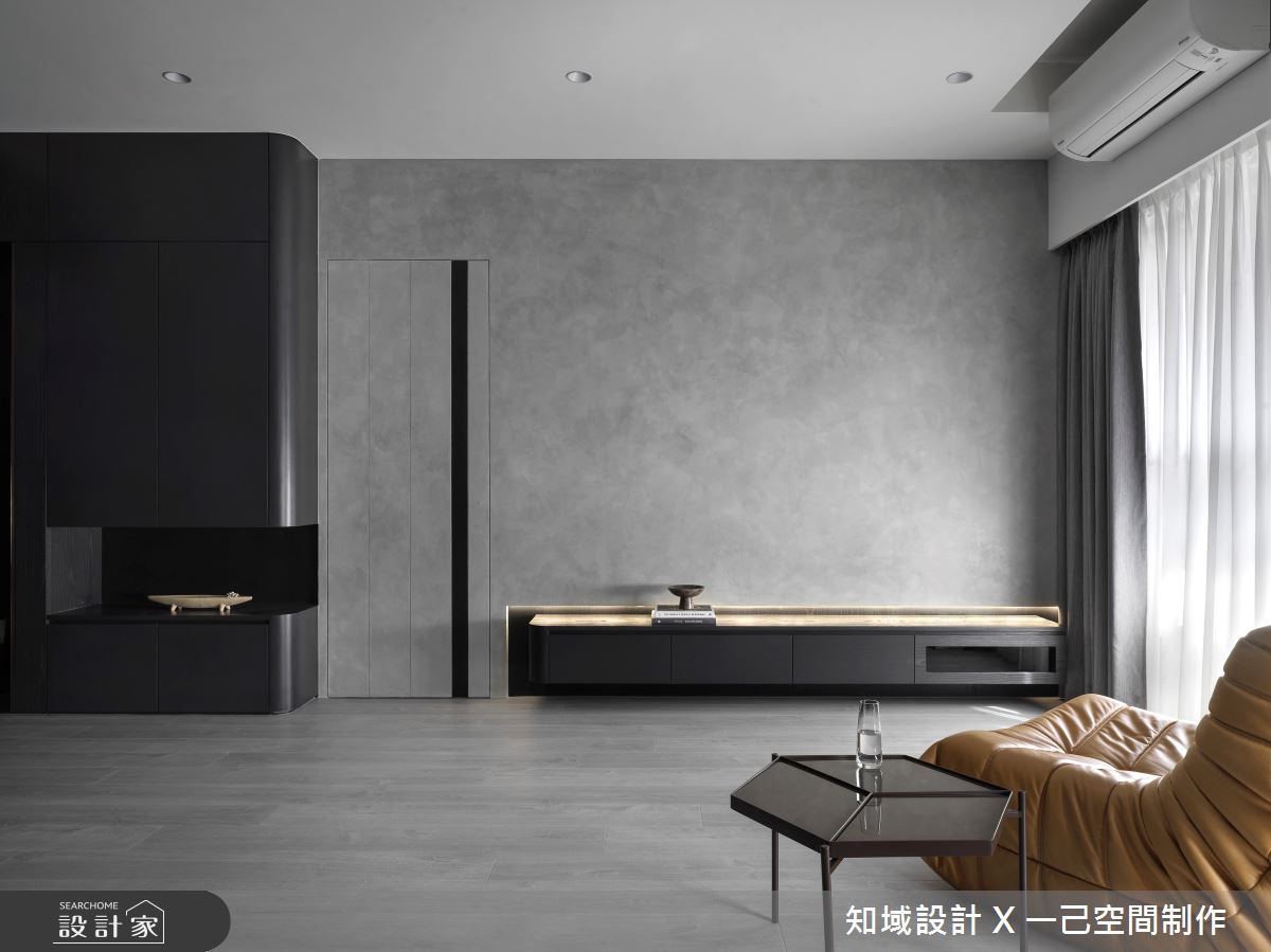 新成屋(5年以下)＿現代風客廳案例圖片＿知域設計 X 一己空間制作＿一己_墨砌之8