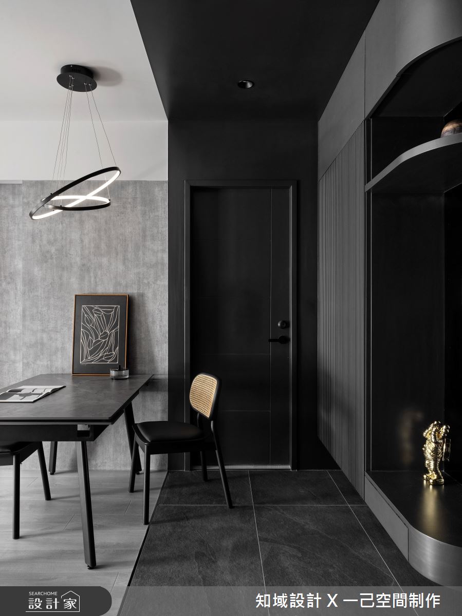 新成屋(5年以下)＿現代風玄關餐廳案例圖片＿知域設計 X 一己空間制作＿一己_墨砌之6