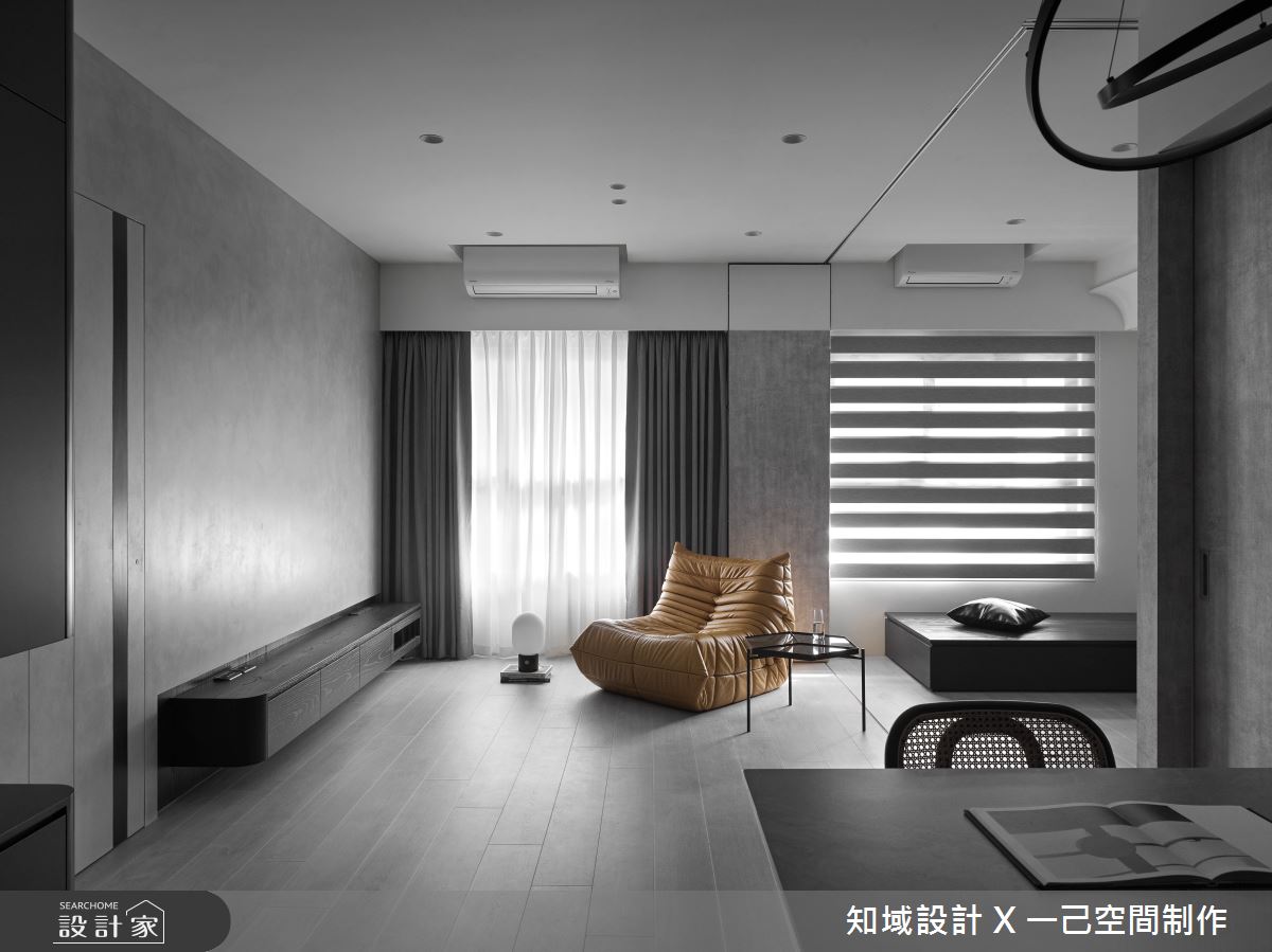 新成屋(5年以下)＿現代風客廳餐廳臥室臥榻多功能室案例圖片＿知域設計 X 一己空間制作＿一己_墨砌之10
