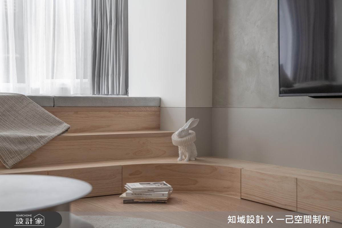 老屋(31~40年)＿北歐風客廳臥榻案例圖片＿知域設計 X 一己空間制作＿知域_途之16