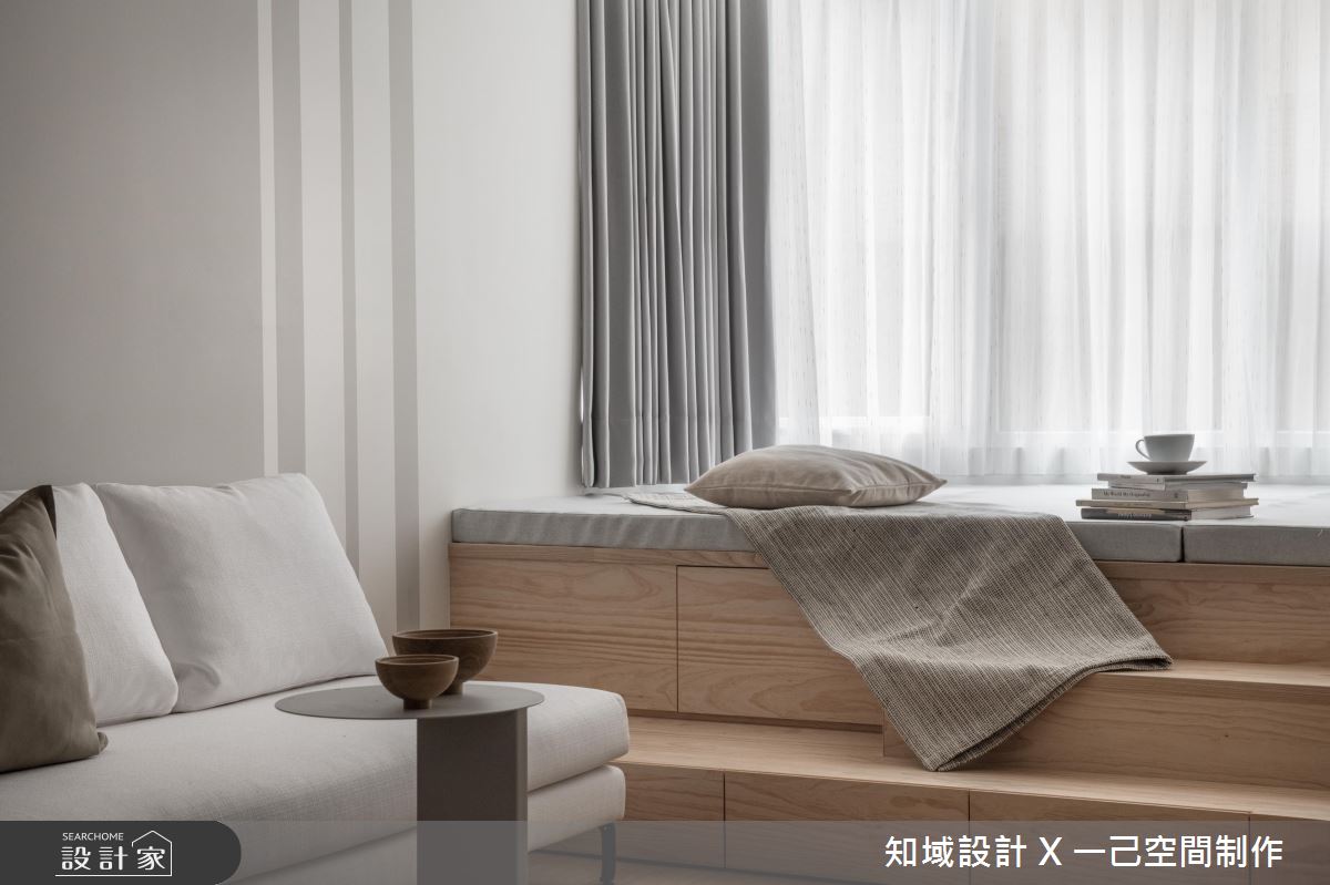 老屋(31~40年)＿北歐風客廳臥榻案例圖片＿知域設計 X 一己空間制作＿知域_途之15