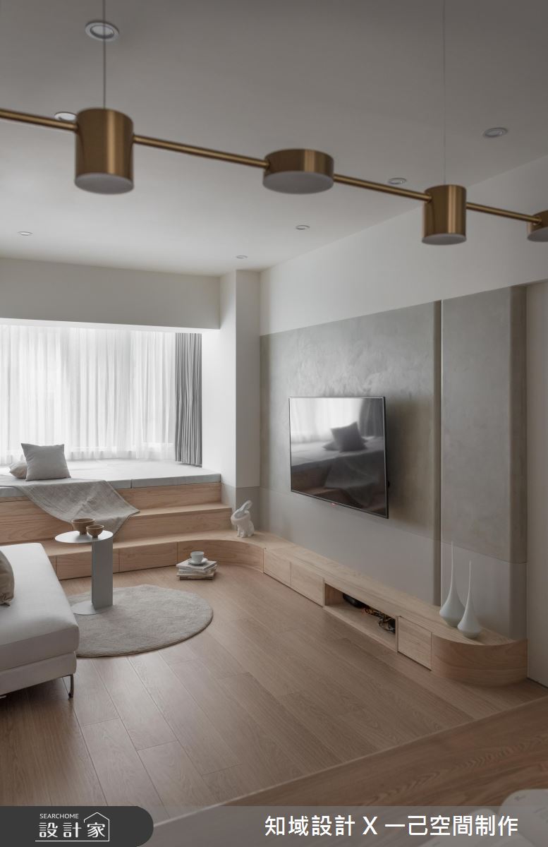 老屋(31~40年)＿北歐風客廳臥榻案例圖片＿知域設計 X 一己空間制作＿知域_途之9