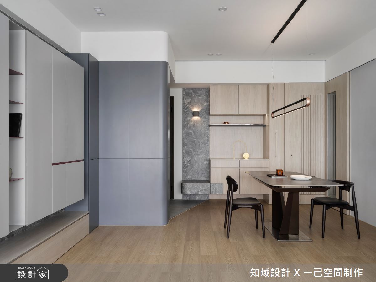 40坪新成屋(5年以下)＿現代風玄關餐廳案例圖片＿知域設計 X 一己空間制作＿一己_粼汀之4