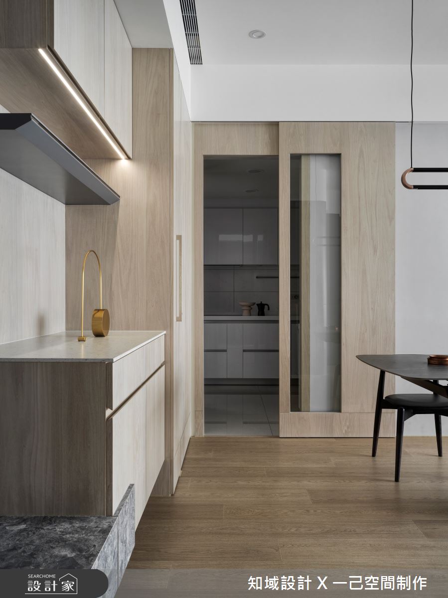 40坪新成屋(5年以下)＿現代風餐廳廚房案例圖片＿知域設計 X 一己空間制作＿一己_粼汀之6