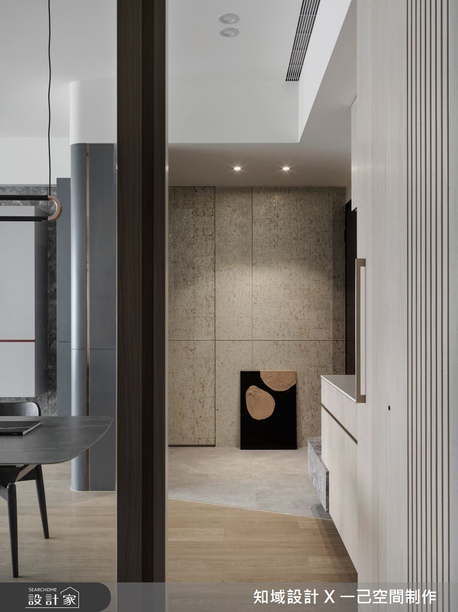 40坪新成屋(5年以下)＿現代風玄關案例圖片＿知域設計 X 一己空間制作＿一己_粼汀之2