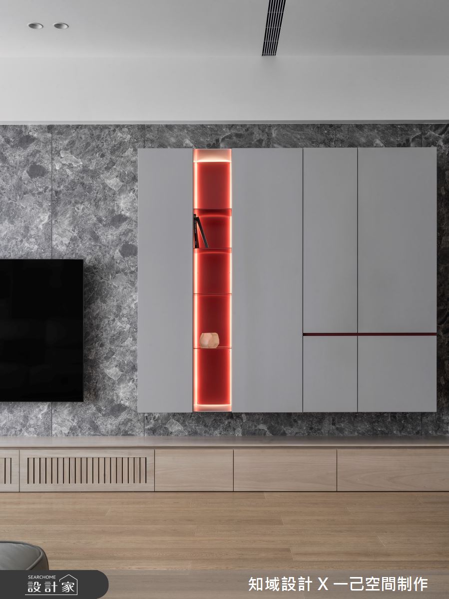 40坪新成屋(5年以下)＿現代風客廳案例圖片＿知域設計 X 一己空間制作＿一己_粼汀之13