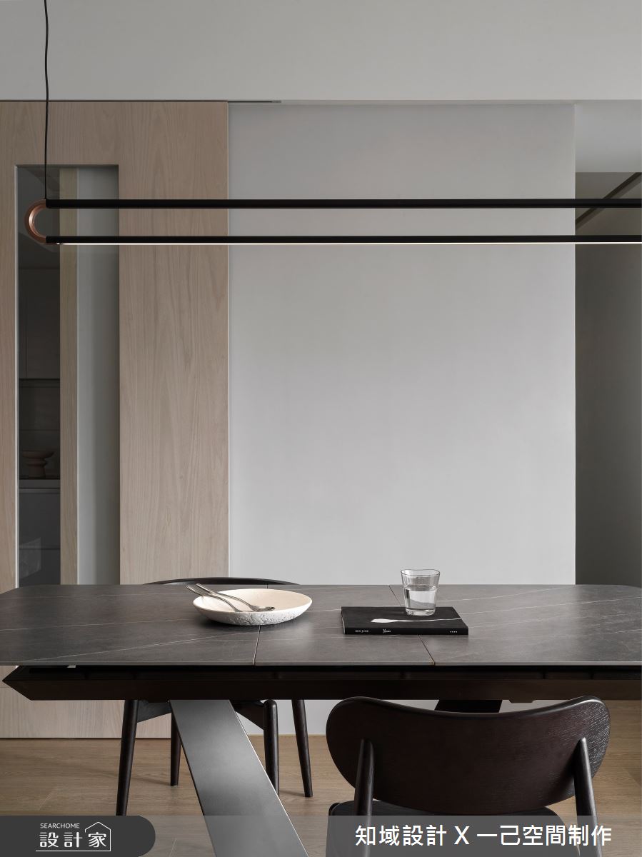 40坪新成屋(5年以下)＿現代風餐廳案例圖片＿知域設計 X 一己空間制作＿一己_粼汀之7