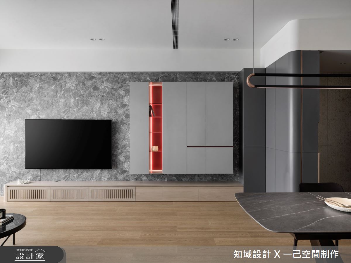 40坪新成屋(5年以下)＿現代風客廳案例圖片＿知域設計 X 一己空間制作＿一己_粼汀之14