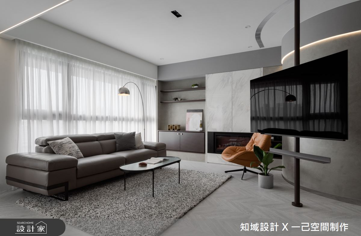 新成屋(5年以下)＿現代風客廳案例圖片＿知域設計 X 一己空間制作＿一己_蘊之13