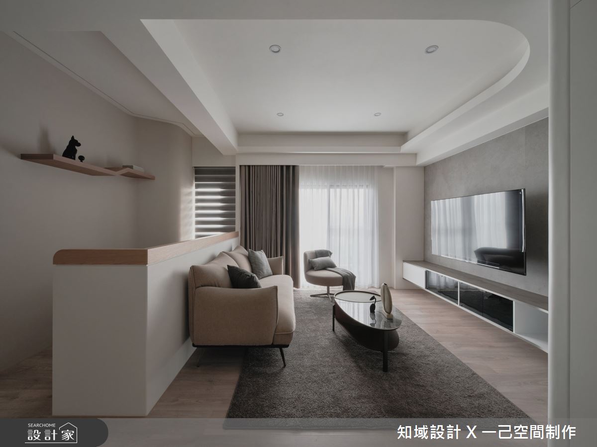 25坪＿混搭風客廳書房工作區案例圖片＿知域設計 X 一己空間制作＿知域_影型之13