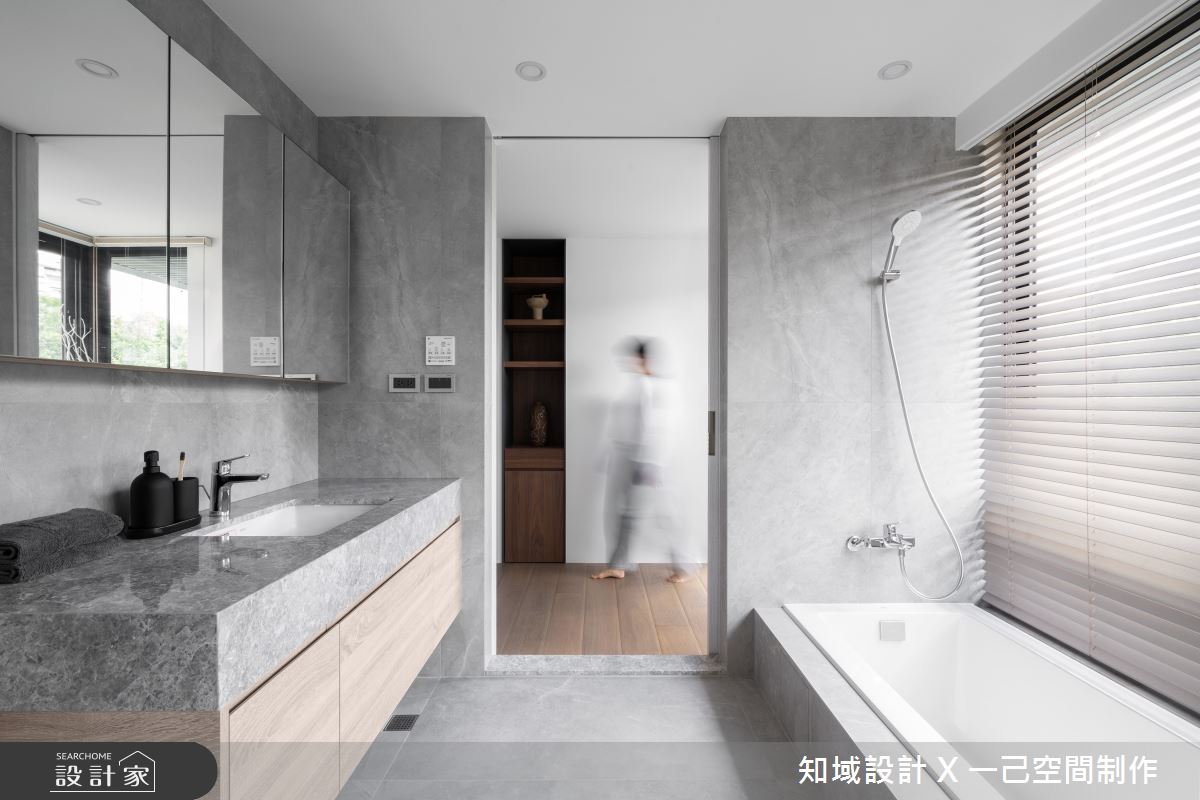 50坪毛胚屋＿混搭風浴室案例圖片＿知域設計 X 一己空間制作＿一己_煦之34