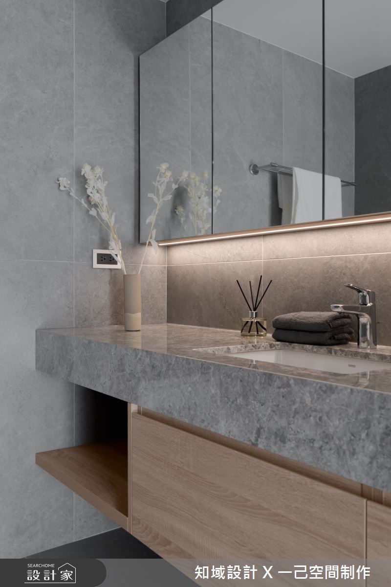 50坪毛胚屋＿混搭風浴室案例圖片＿知域設計 X 一己空間制作＿一己_煦之36