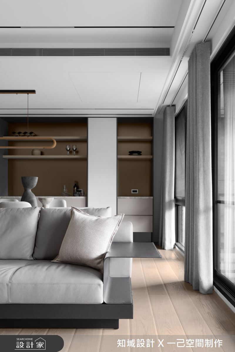 50坪毛胚屋＿混搭風客廳餐廳案例圖片＿知域設計 X 一己空間制作＿一己_煦之9
