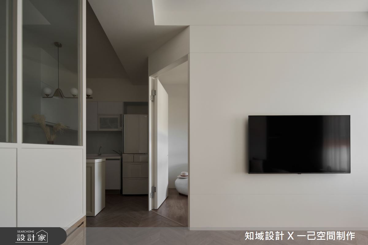 11坪新成屋(5年以下)＿北歐風客廳廚房多功能室案例圖片＿知域設計 X 一己空間制作＿知域_冬日出之5