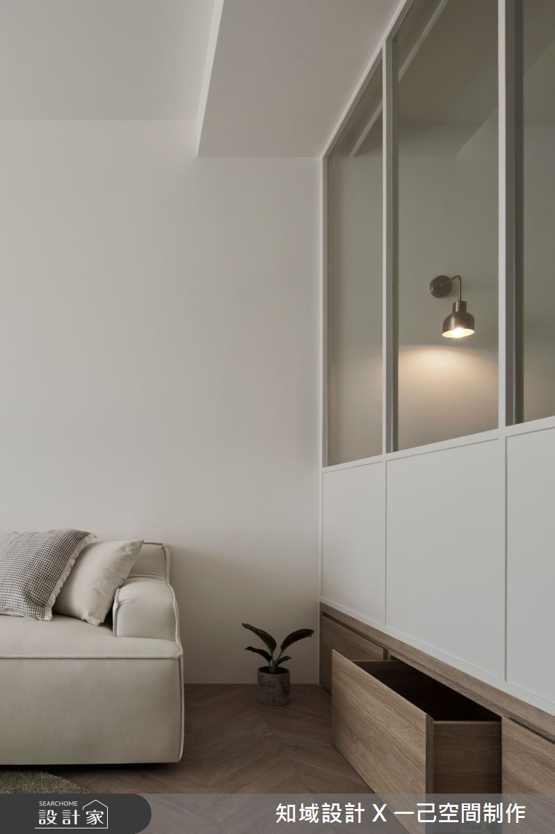 11坪新成屋(5年以下)＿北歐風客廳臥室案例圖片＿知域設計 X 一己空間制作＿知域_冬日出之9