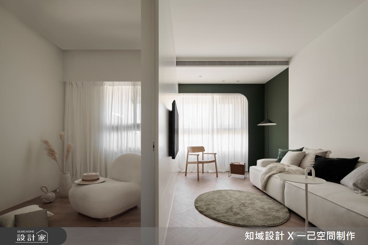 11坪新成屋(5年以下)＿北歐風客廳多功能室案例圖片＿知域設計 X 一己空間制作＿知域_冬日出之22