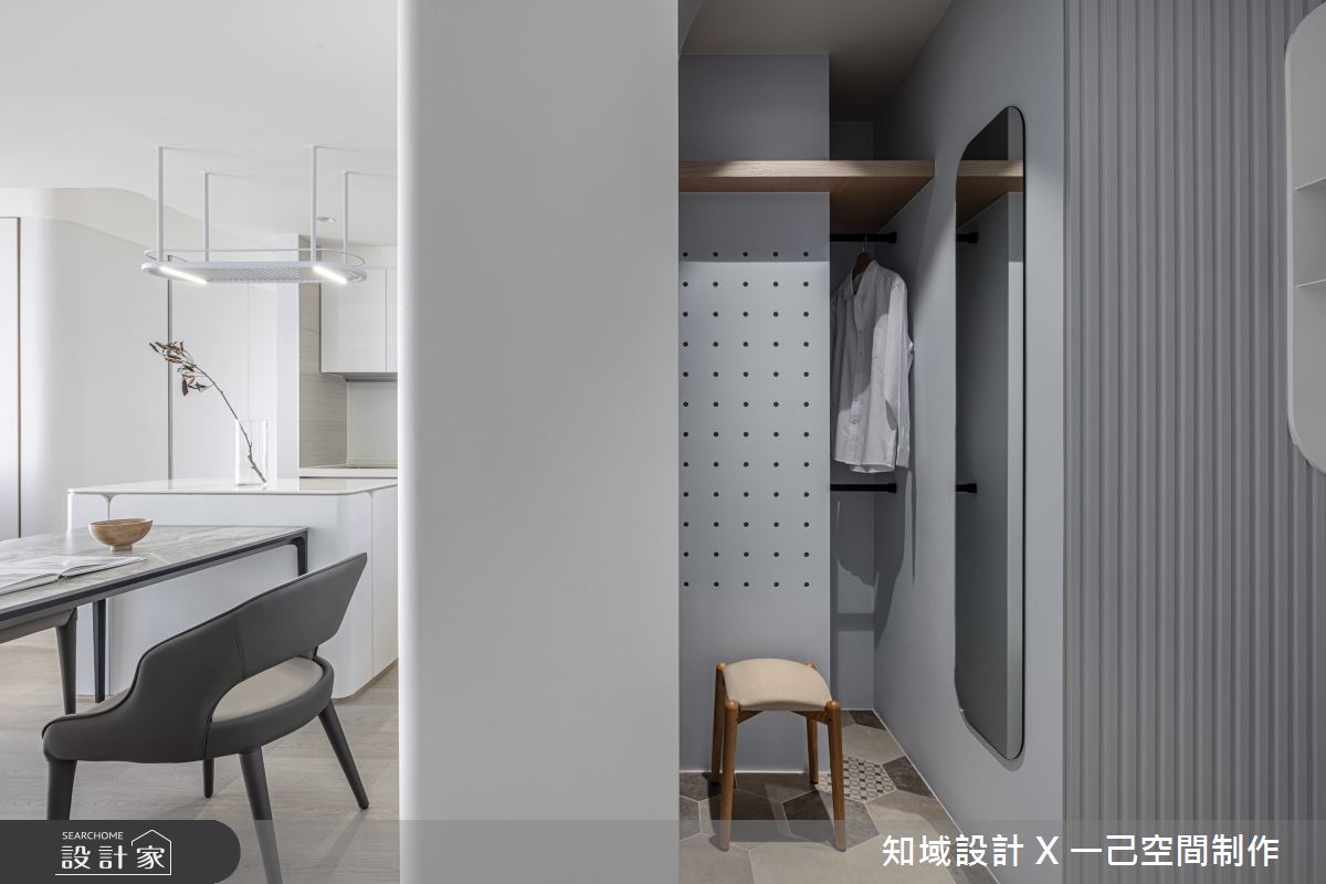 27坪新成屋(5年以下)＿混搭風玄關餐廳中島案例圖片＿知域設計 X 一己空間制作＿知域_淡瀾之4