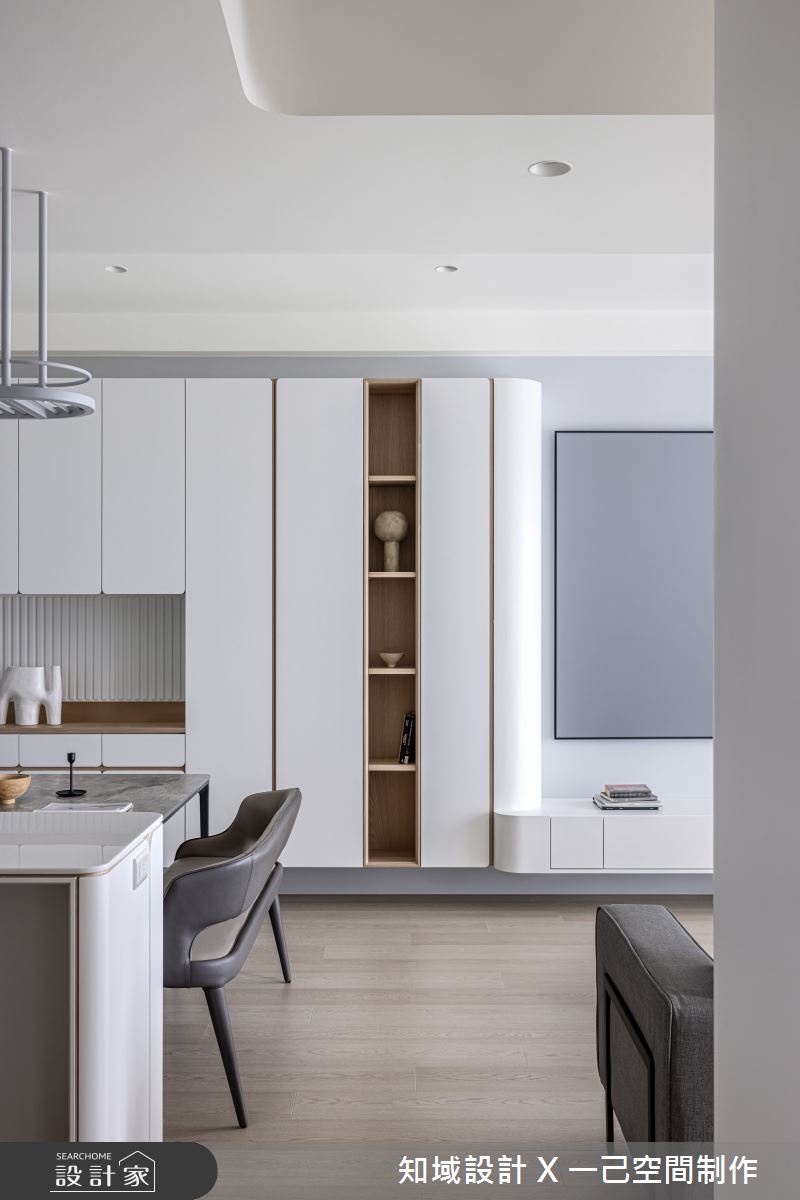 27坪新成屋(5年以下)＿混搭風客廳餐廳案例圖片＿知域設計 X 一己空間制作＿知域_淡瀾之9