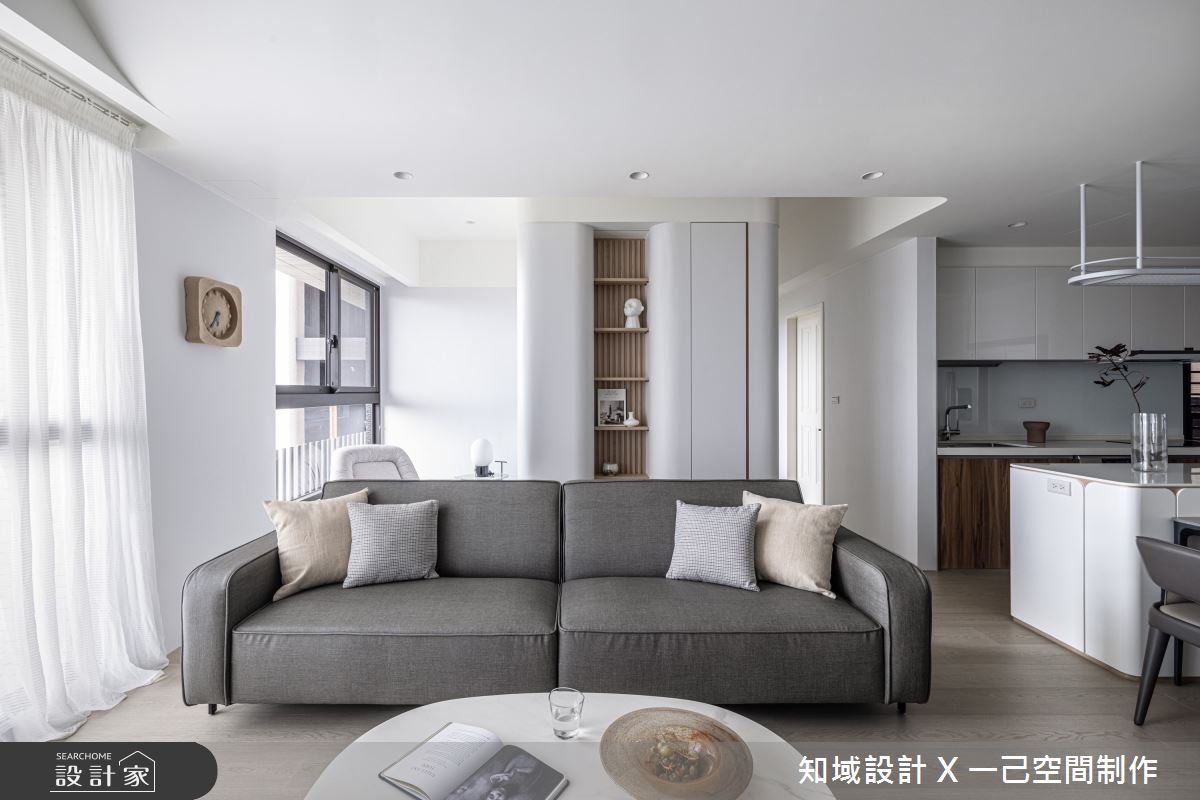 27坪新成屋(5年以下)＿混搭風客廳餐廳廚房書房案例圖片＿知域設計 X 一己空間制作＿知域_淡瀾之11