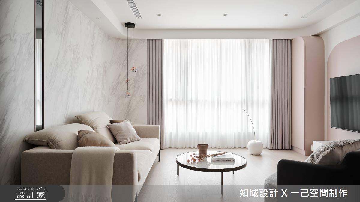 23坪中古屋(5~15年)＿北歐風客廳案例圖片＿知域設計 X 一己空間制作＿知域_絮語之4